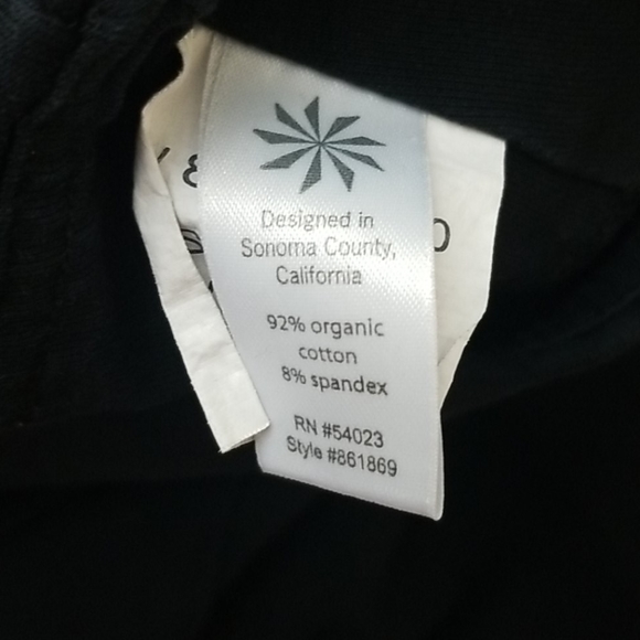 Athleta Black Scrunched Leg Capri Medium - Picture 4 of 8